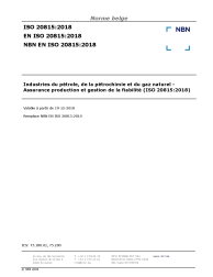 NBN EN ISO 20815:2018