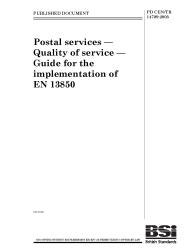 PD CEN/TR 14709:2003