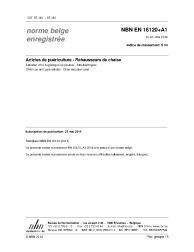 NBN EN 16120+A1:2014