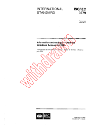 ISO/IEC 9579:1999