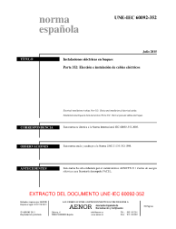 UNE-IEC 60092-352:2015