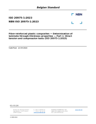 NBN ISO 20975-1:2023