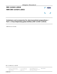 NBN ISO 11418-1:2021