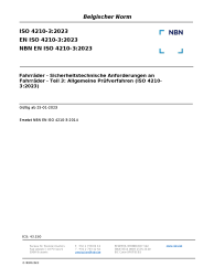 NBN EN ISO 4210-3:2023