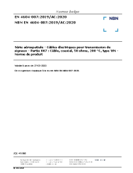 NBN EN 4604-007:2019/AC:2020