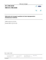 NBN EN 1789:2020