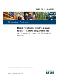 BS EN ISO 11148-6:2012