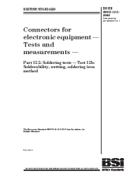 BS EN 60512-12-2:2006