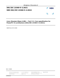 NBN ISO/IEC 23360-5-2:2022