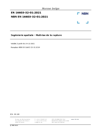NBN EN 16603-32-01:2021