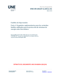 UNE-EN 60269-6:2012/A1:2024