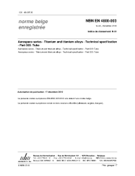 NBN EN 4800-003:2010