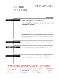 UNE-EN 13277-4:2002/A1:2007 (R2017)