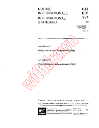 IEC 60934:1993/AMD1:1994