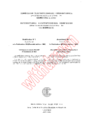 IEC 60129:1961/AMD1:1963