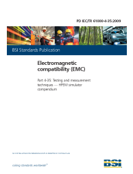 PD IEC/TR 61000-4-35:2009