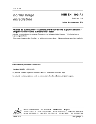 NBN EN 1400+A1:2014