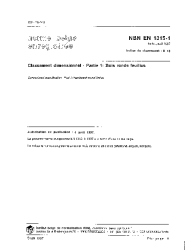 NBN EN 1315-1:1997