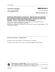 NBN EN 681-2:2000