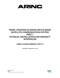 ARINC Characteristic 791P1-3:2019