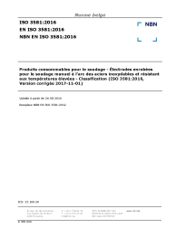 NBN EN ISO 3581:2016