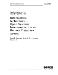 BS ISO/IEC 9579-1:1993