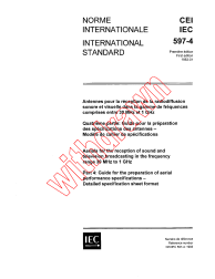 IEC 60597-4:1983