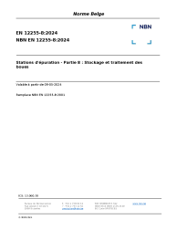 NBN EN 12255-8:2024