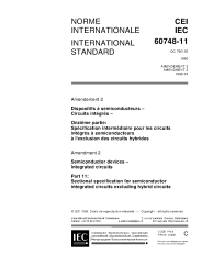 IEC 60748-11:1990/AMD2:1999