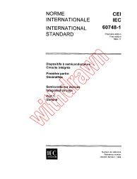 IEC 60748-1:1984