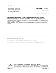 NBN EN 13231-4:2013