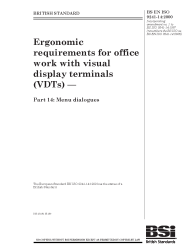 BS EN ISO 9241-14:2000