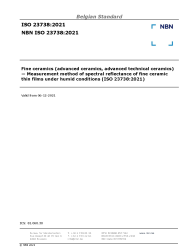 NBN ISO 23738:2021