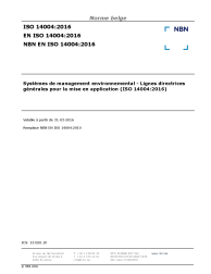 NBN EN ISO 14004:2016