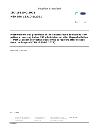 NBN ISO 18310-2:2021