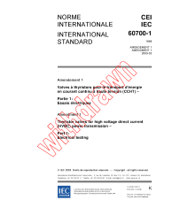 IEC 60700-1:1998/AMD1:2003