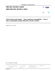 NBN ISO/IEC 29138-1:2021