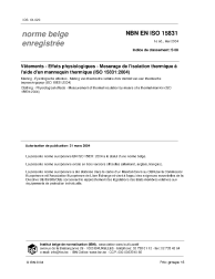 NBN EN ISO 15831:2004
