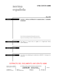 UNE-CEN/TS 16080:2016 (R2020)