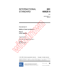 IEC 60825-4:1997/AMD2:2003