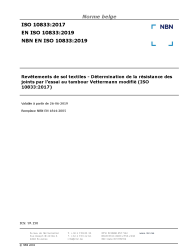 NBN EN ISO 10833:2019