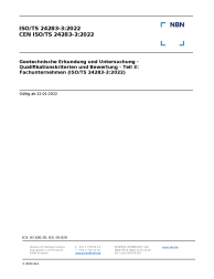 CEN ISO/TS 24283-3:2022