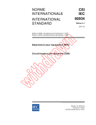 IEC 60934:2000+AMD1:2007 Consolidated