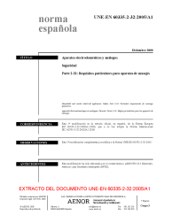 UNE-EN 60335-2-32:2005/A1:2008