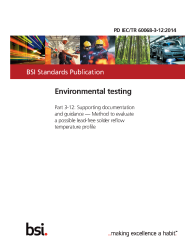 PD IEC/TR 60068-3-12:2014