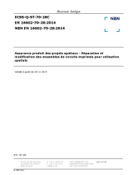 NBN EN 16602-70-28:2014