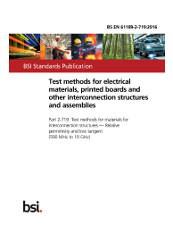 BS EN 61189-2-719:2016