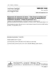 NBN EN 14462:2015