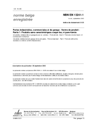 NBN EN 13241-1:2003