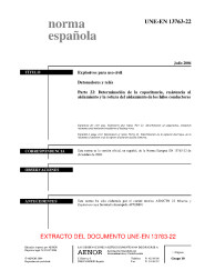 UNE-EN 13763-22:2004 (R2015)